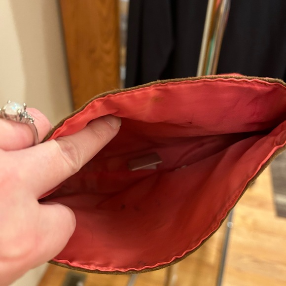 Girls Brown Purse Pink Inside - Picture 3 of 4